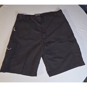 Wrangler All Terrain Gear Black Cargo Shorts Size 42